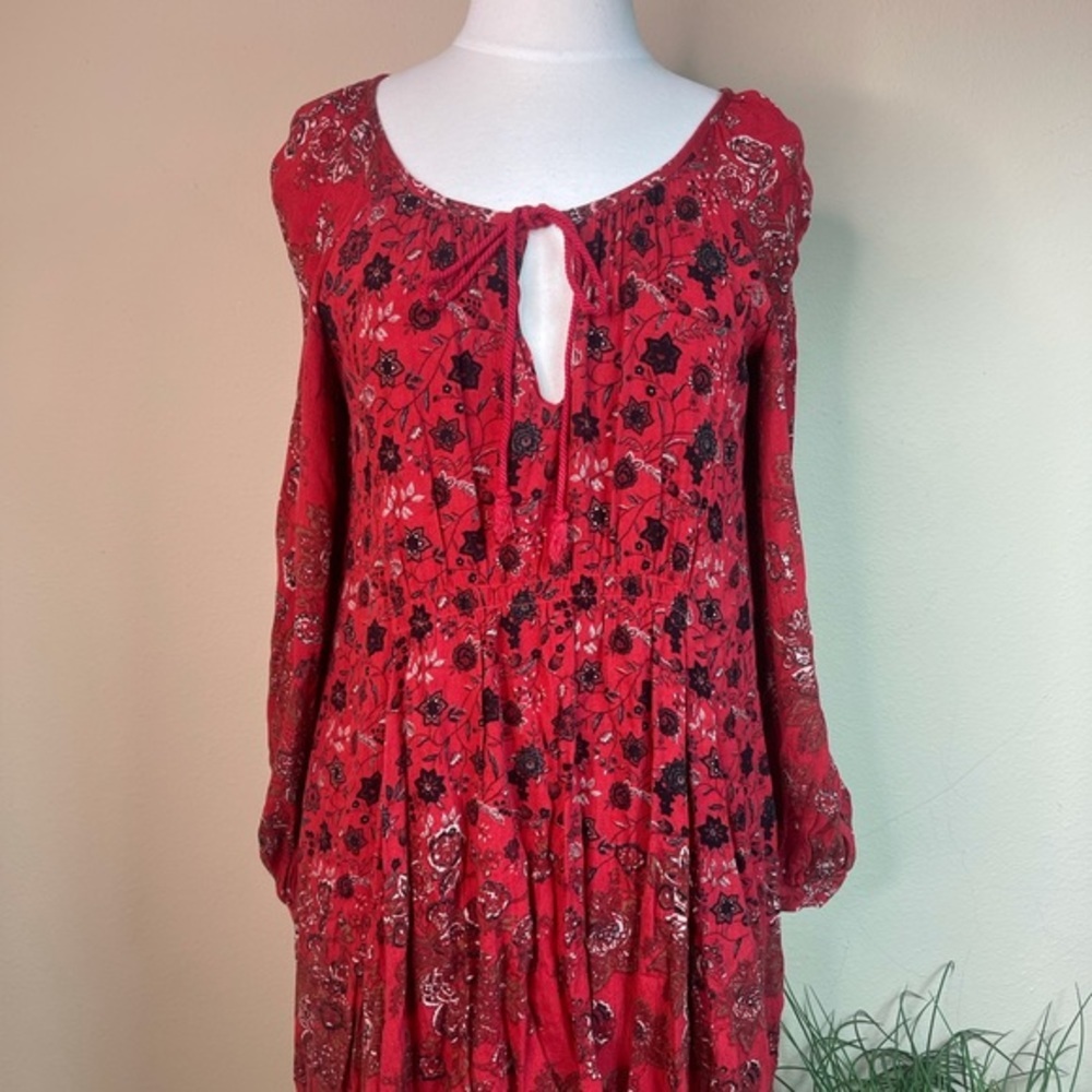 FREE PEOPLE LUCKY LOOSEY SHAPELESS DRESS XS - Picture 3 of 7